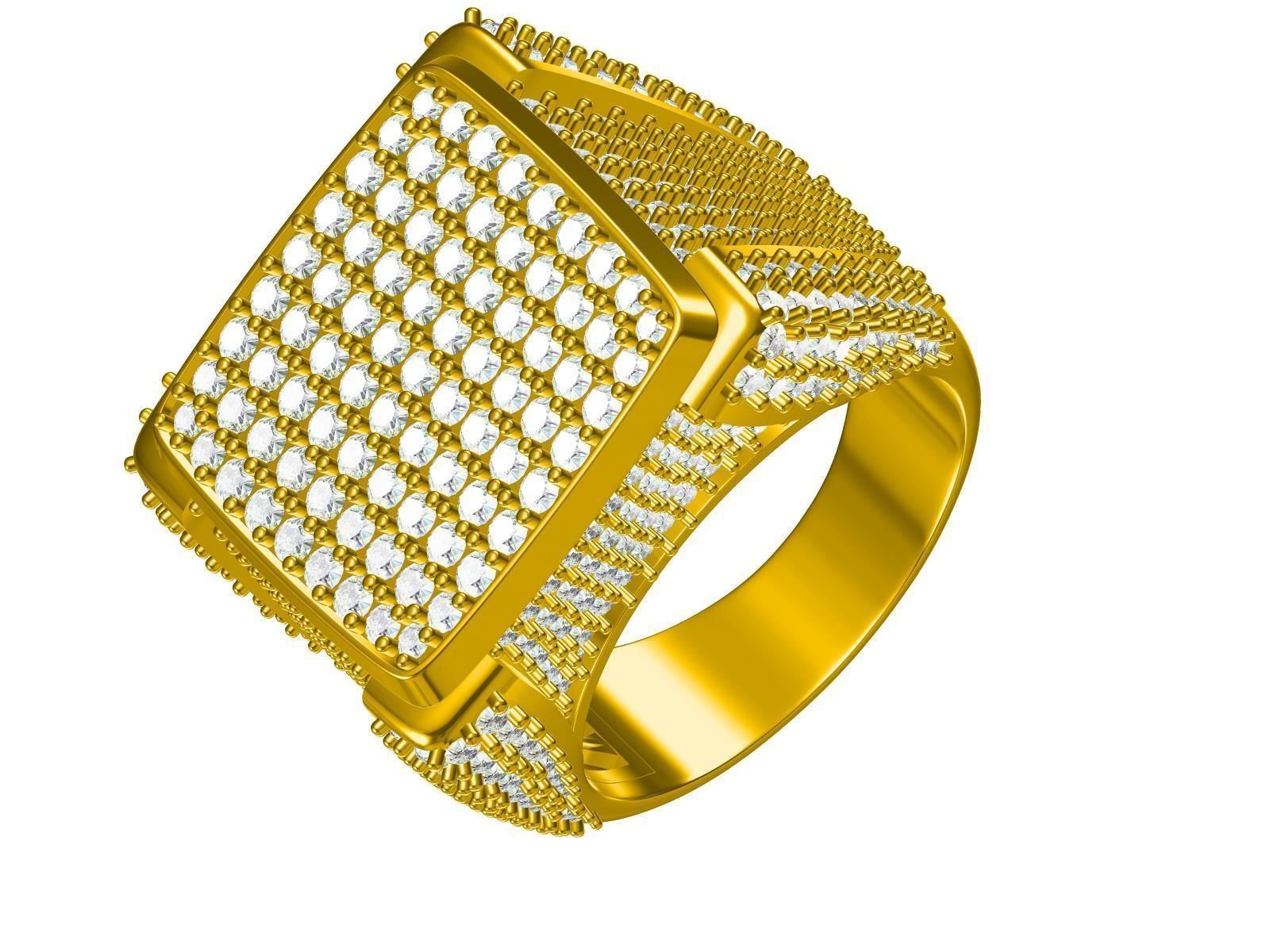 Men Ring-07 3D print model_6