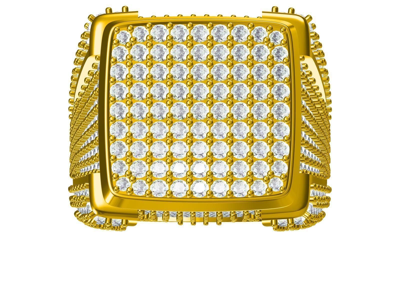 Men Ring-07 3D print model_8