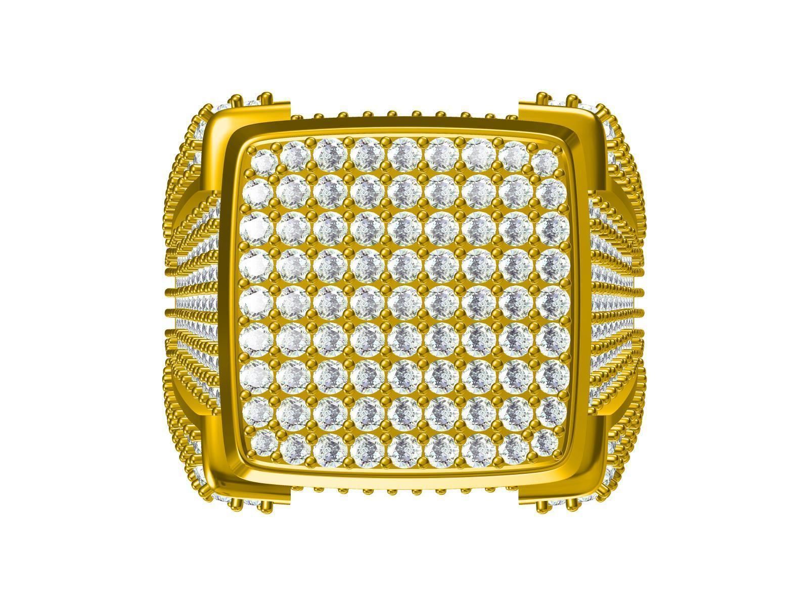 Men Ring-07 3D print model_4