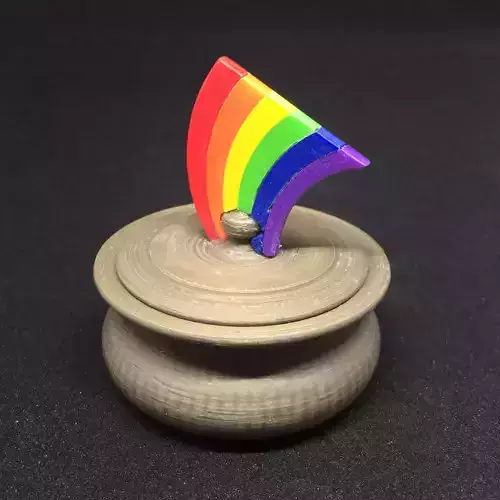 Pot of Gold Gift Box 3D print model