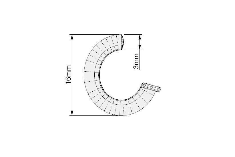 Pretty woman hoop earrings 3D print model_3