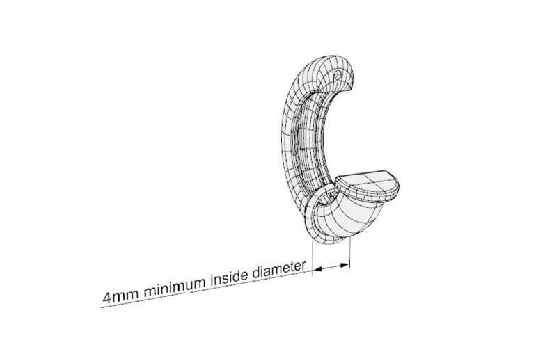 Pretty woman hoop earrings 3D print model_6