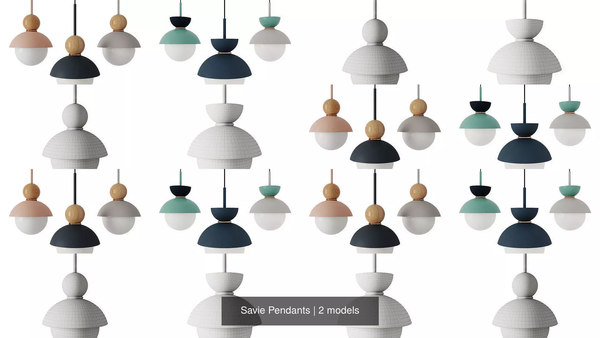 Savie Pendants 3D Model Collection_1