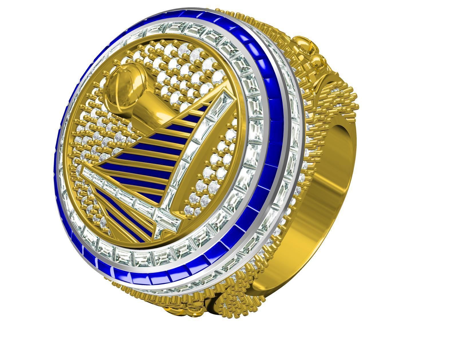 Men Ring-12 3D print model_1