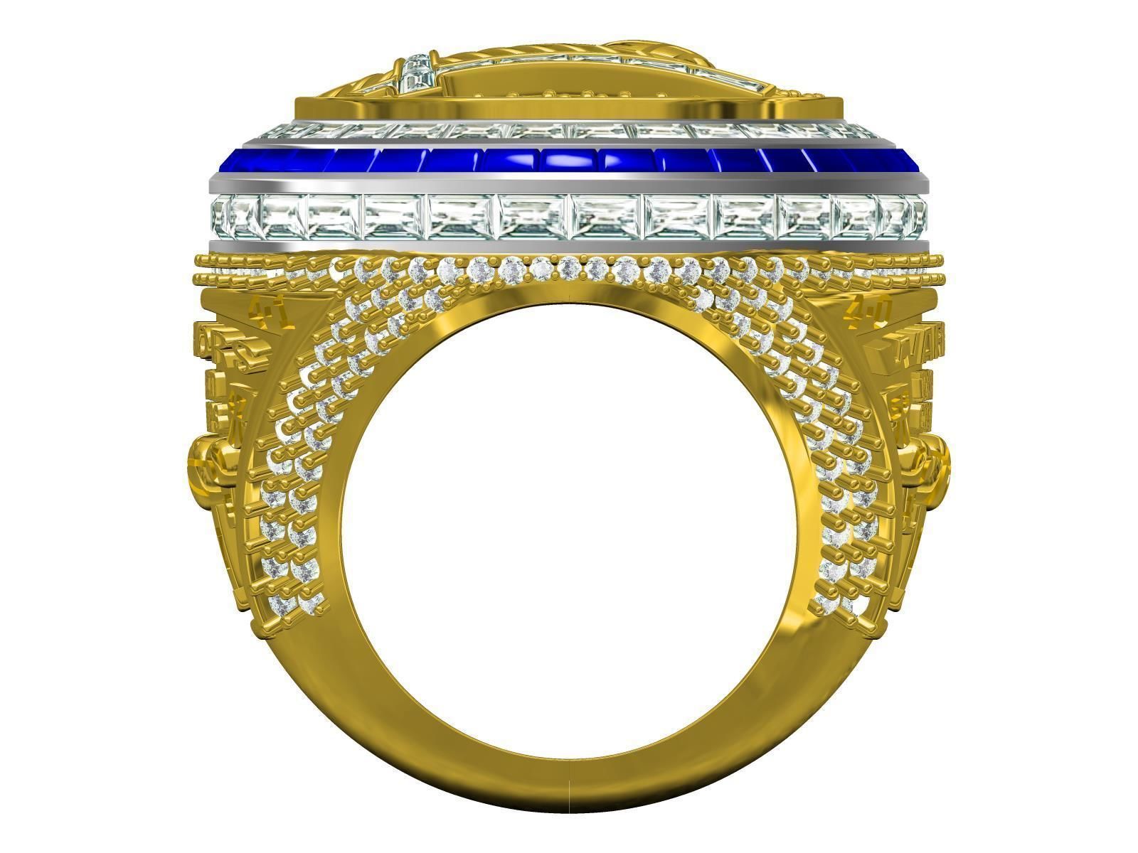 Men Ring-12 3D print model_5