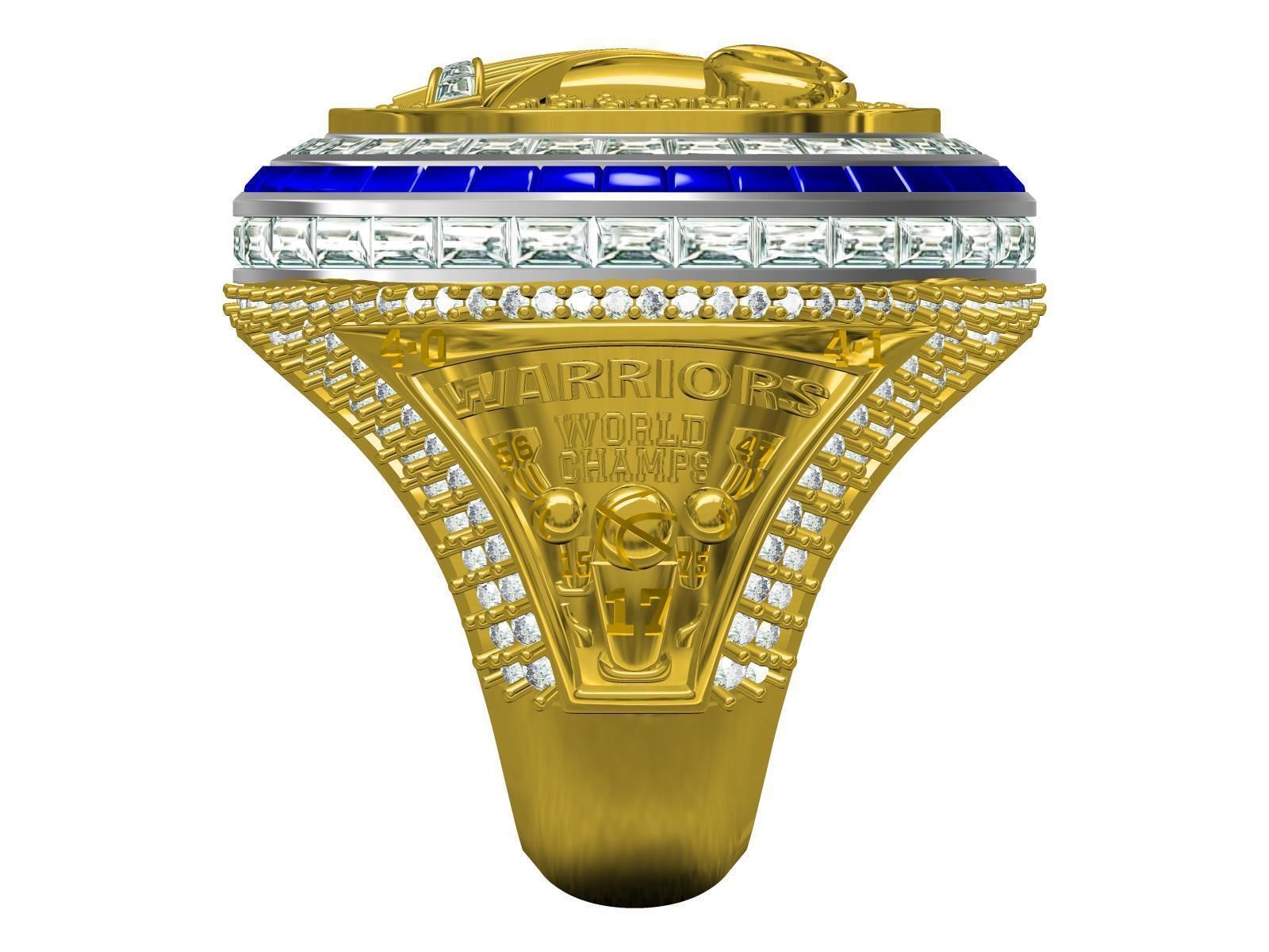 Men Ring-12 3D print model_3