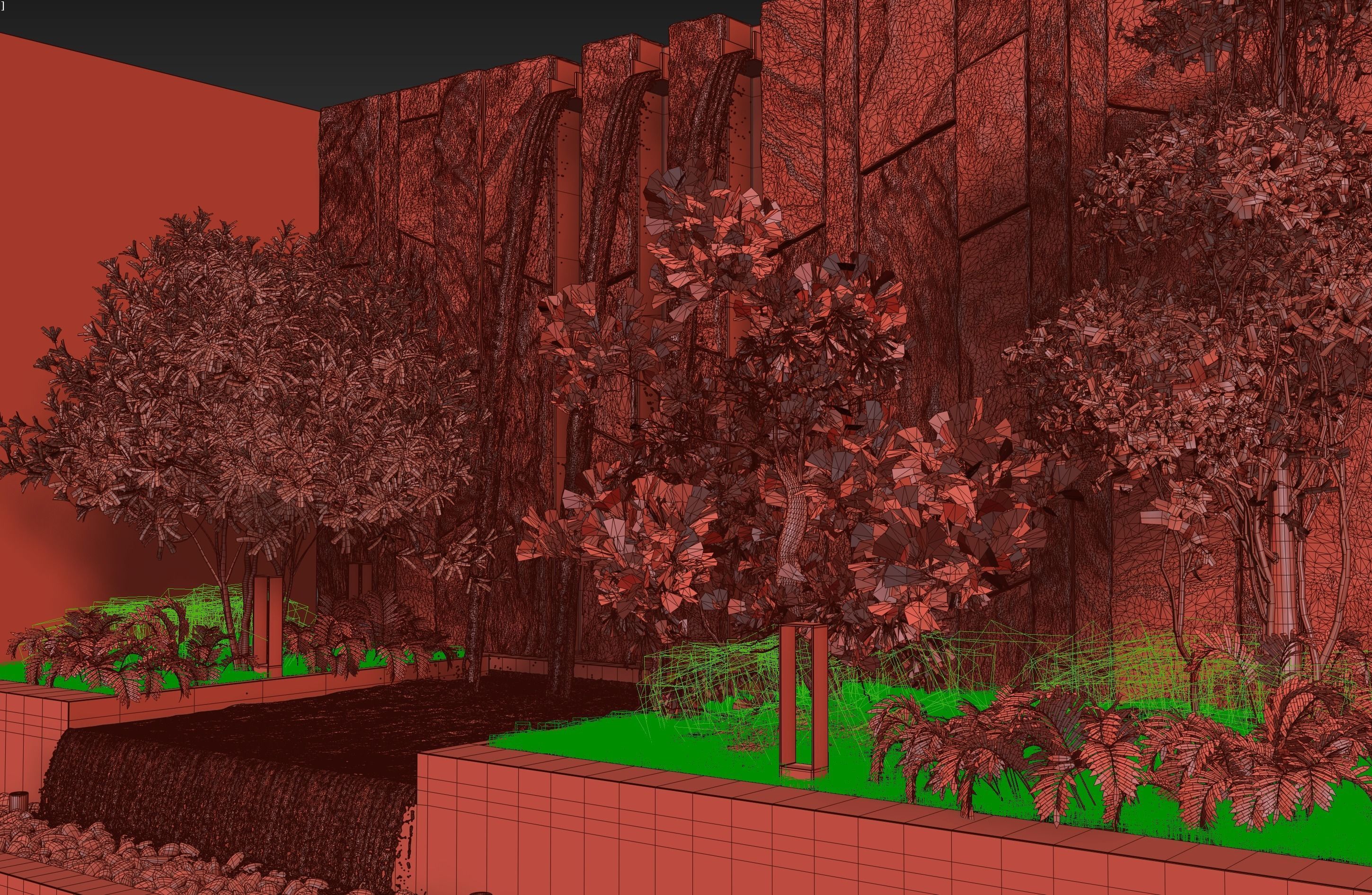 Indoor Garden 3D model CGTrader
