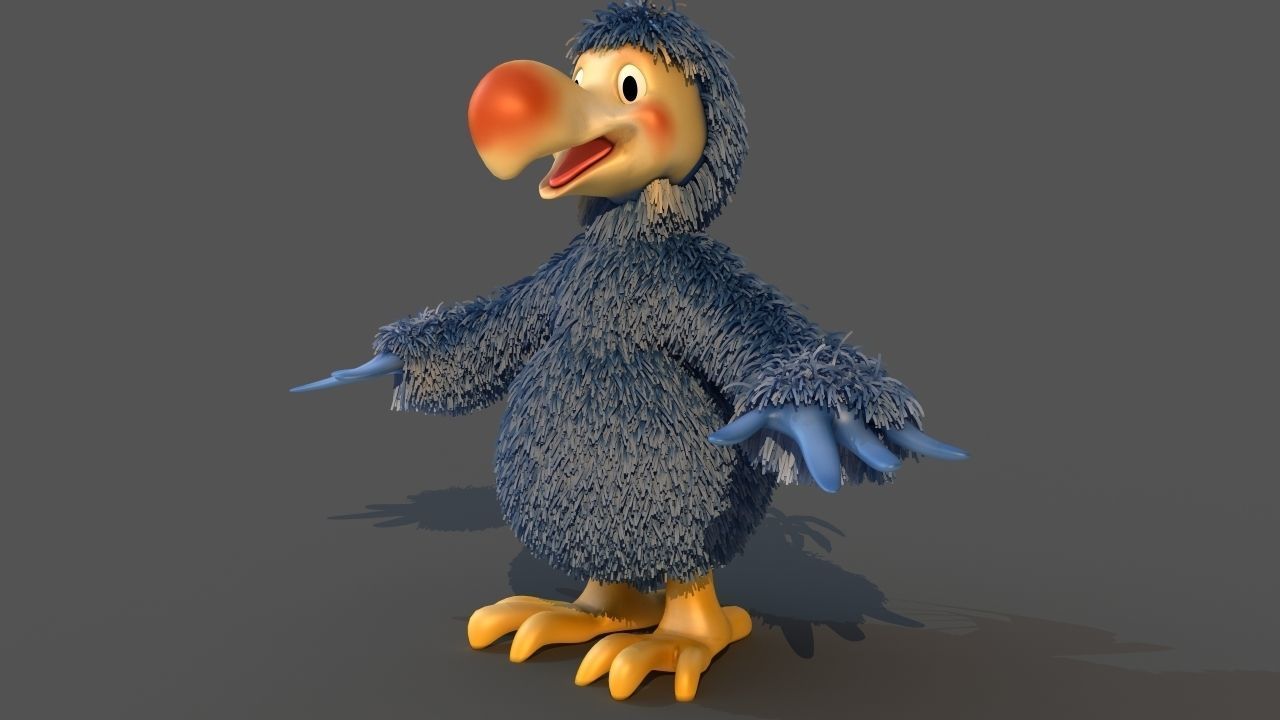 Dodo Bird  3D model_3