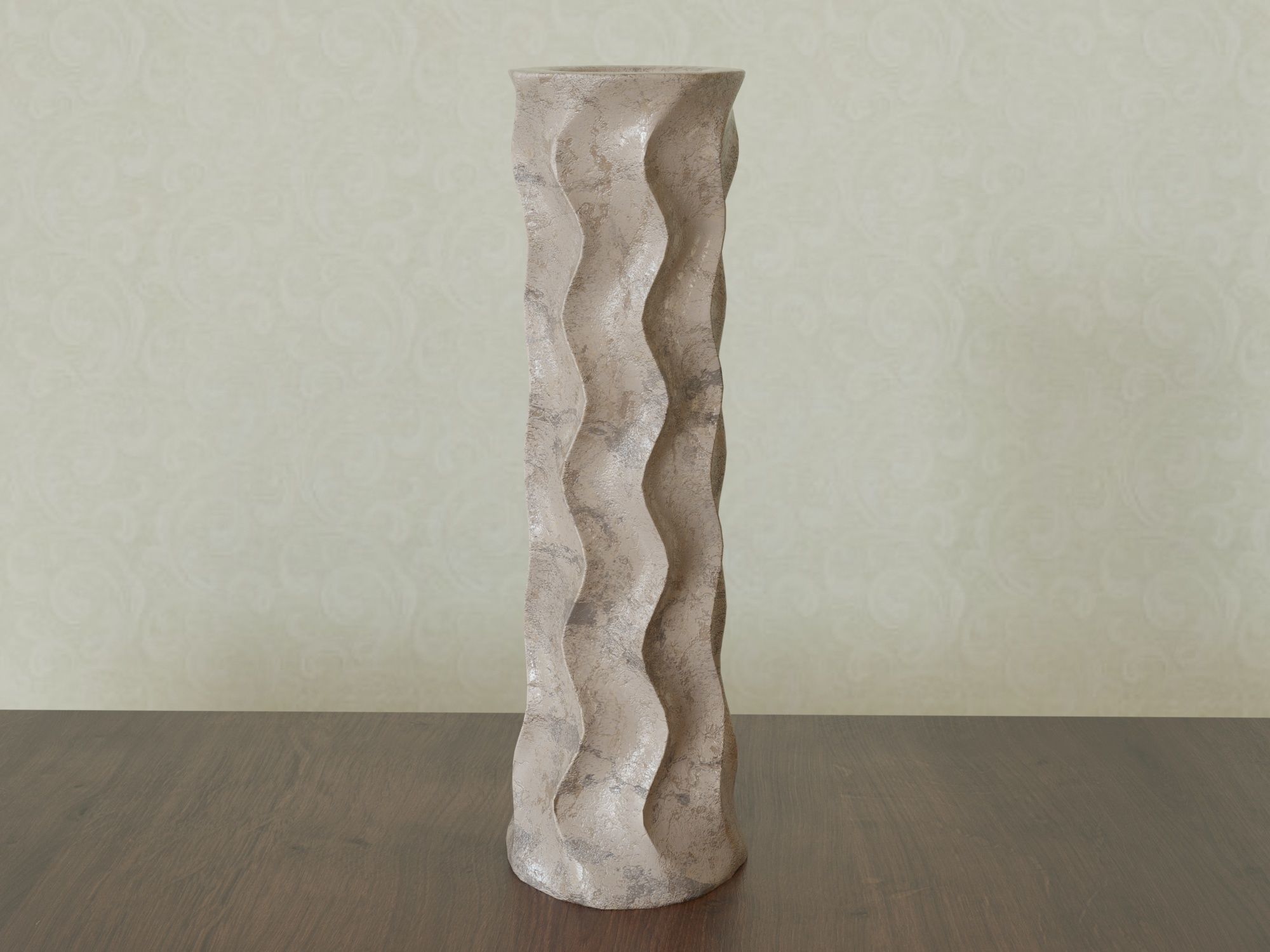 Vases Wave Free 3D model_2