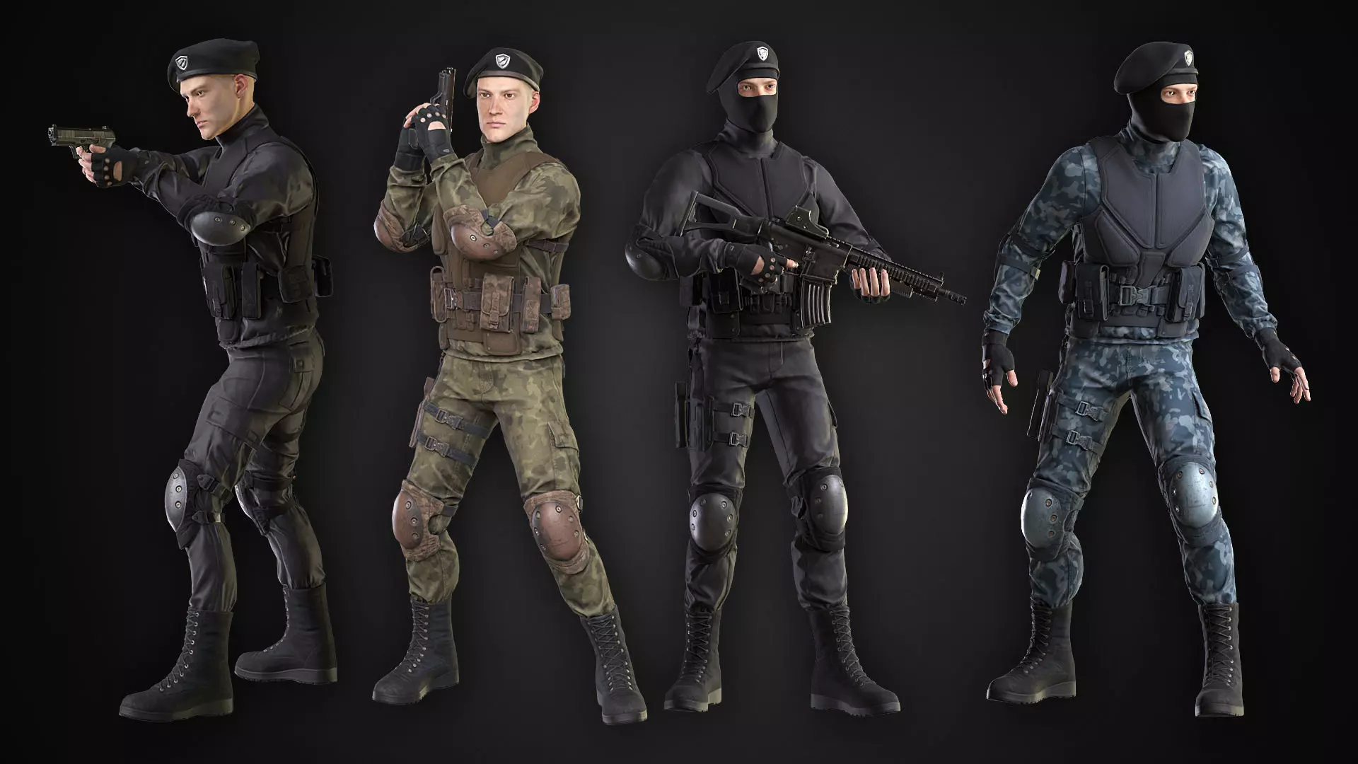 Military Spy Set 3D Model Collection_0