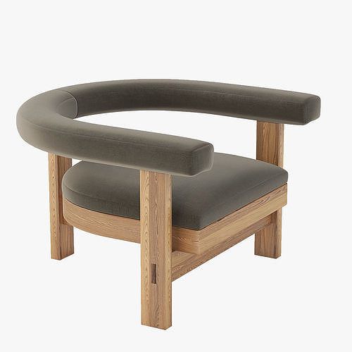 Silla Pista Lounge Chair By Jorge L Cruzata 3D model