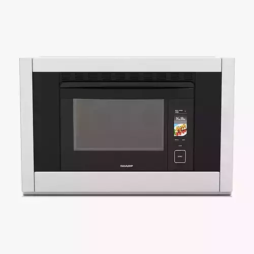Sharp Super Heated Steam And Convection Built In Wall Oven 3D model