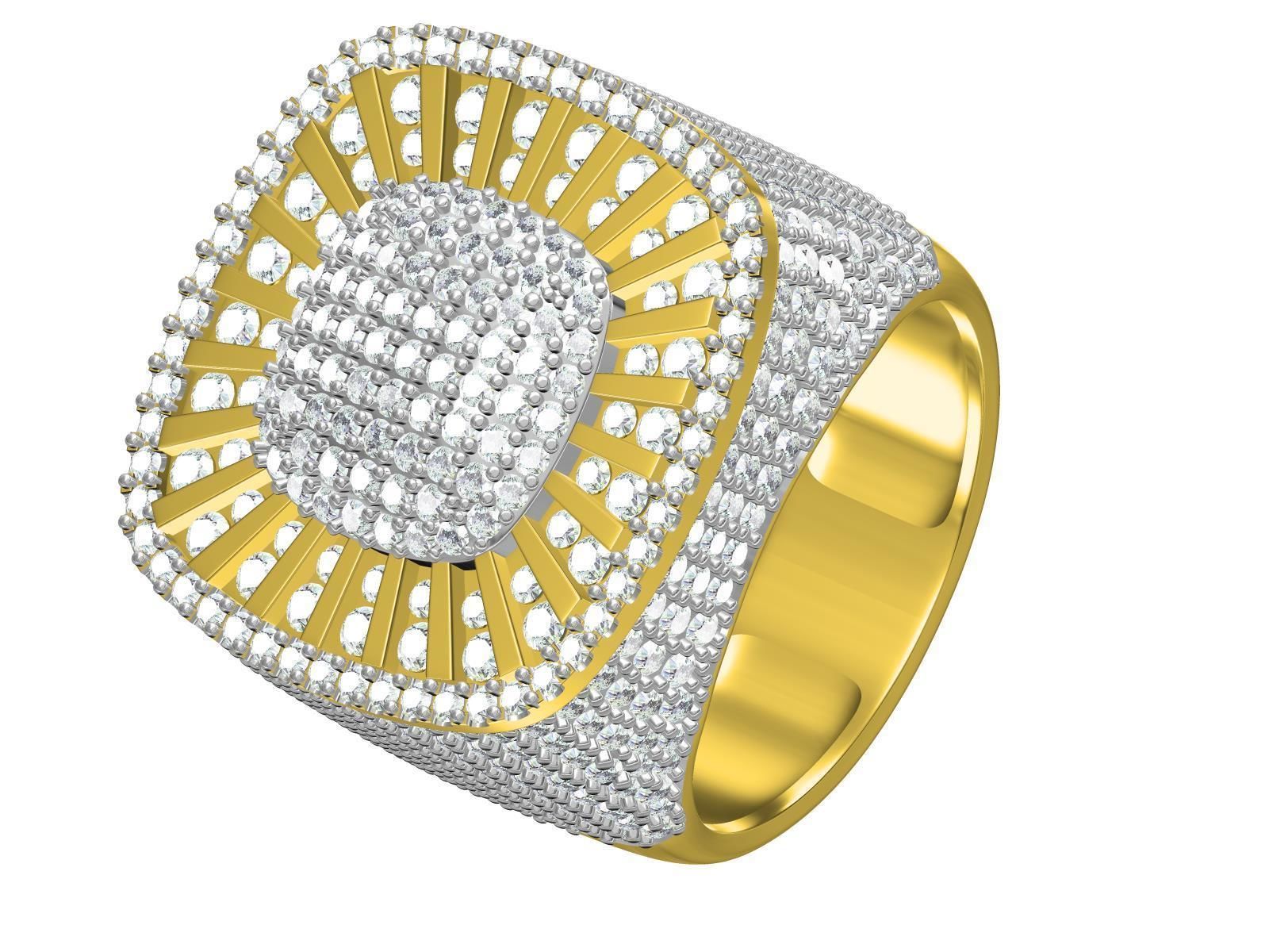 Men Ring-18 3D print model_5