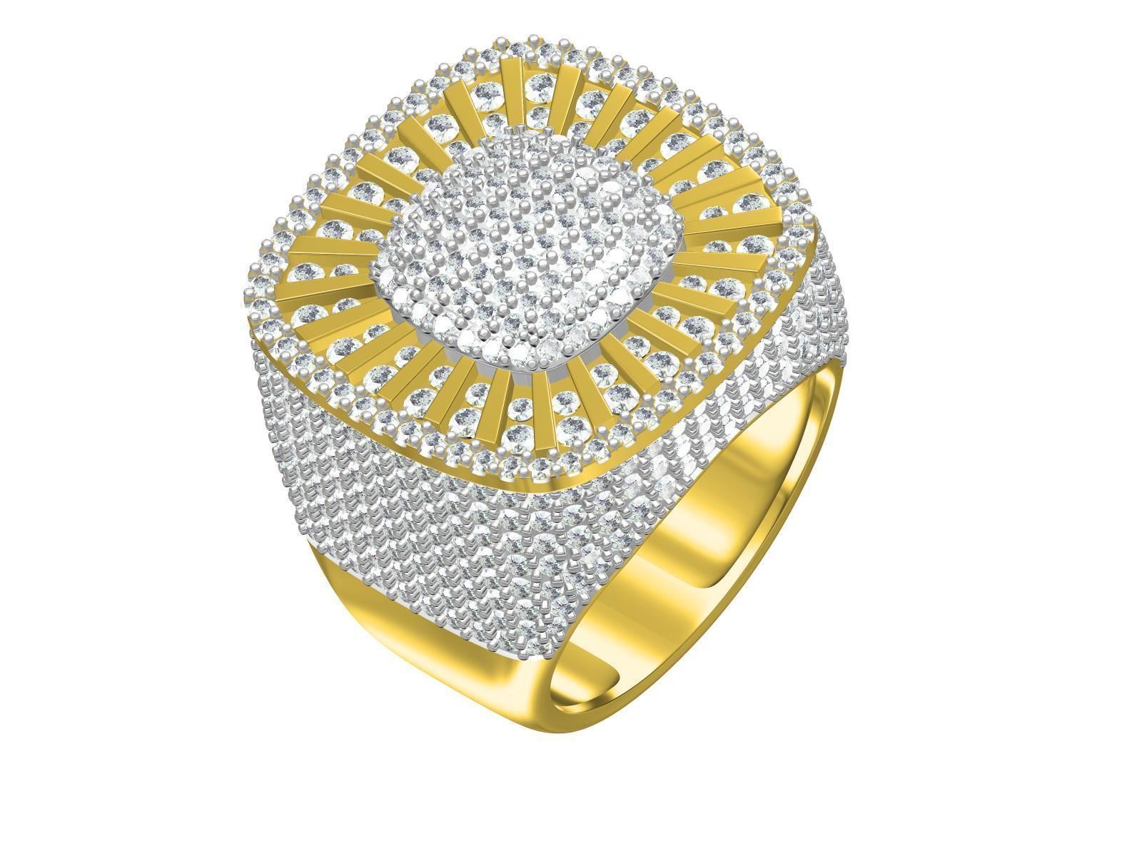 Men Ring-18 3D print model_1