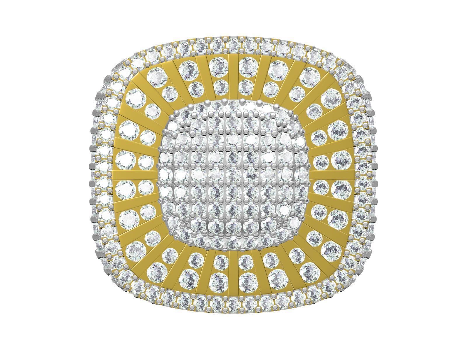 Men Ring-18 3D print model_2