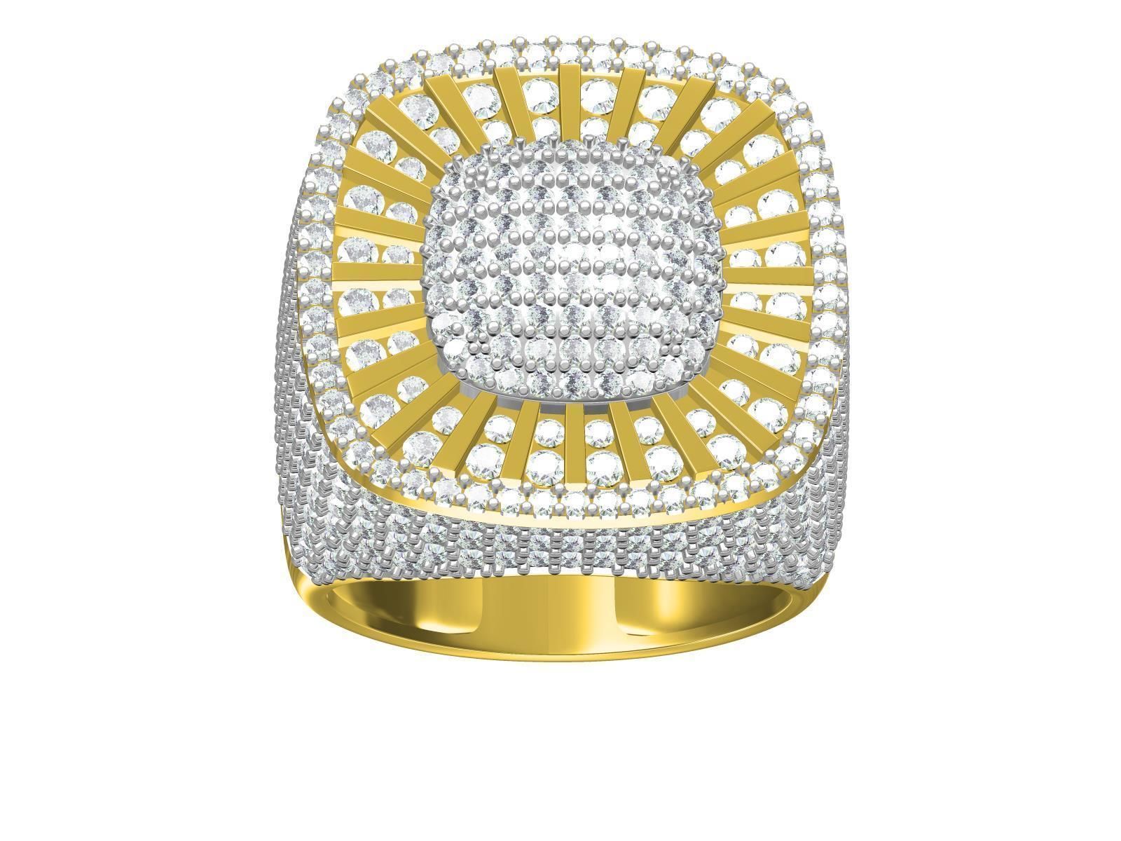 Men Ring-18 3D print model_4