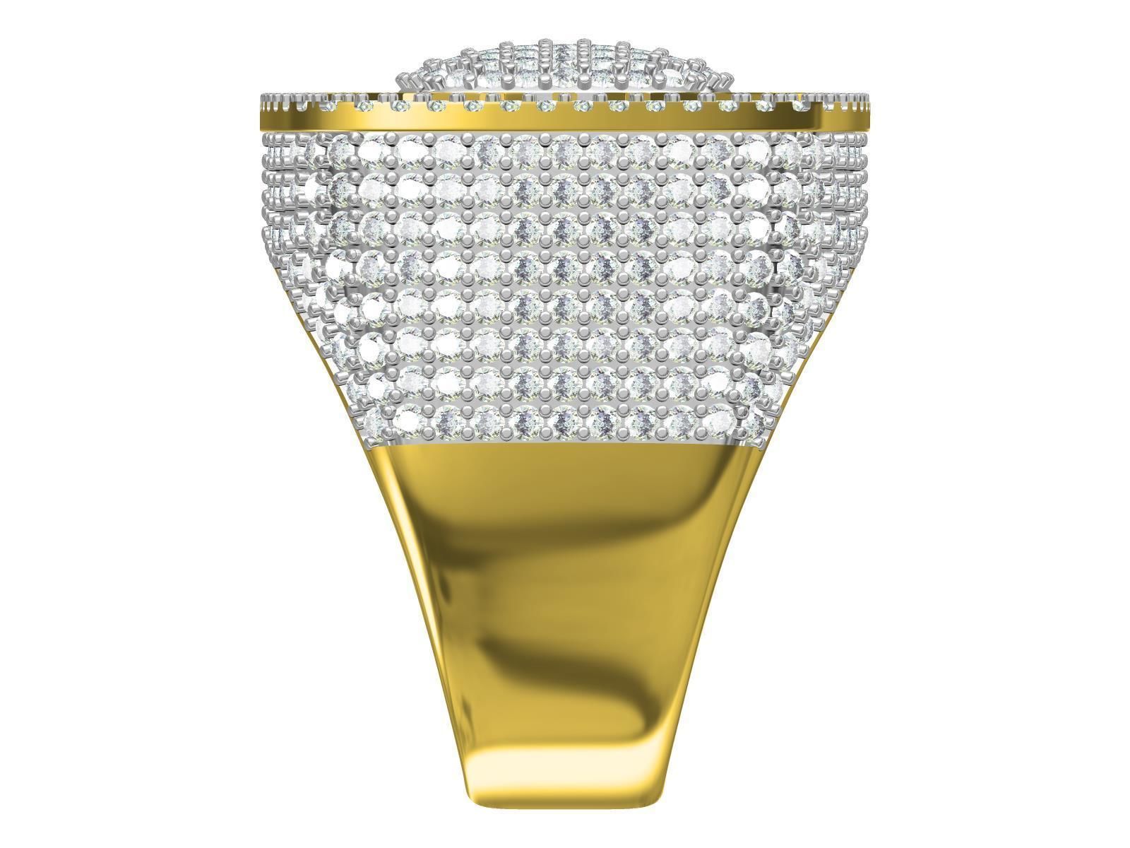 Men Ring-18 3D print model_3