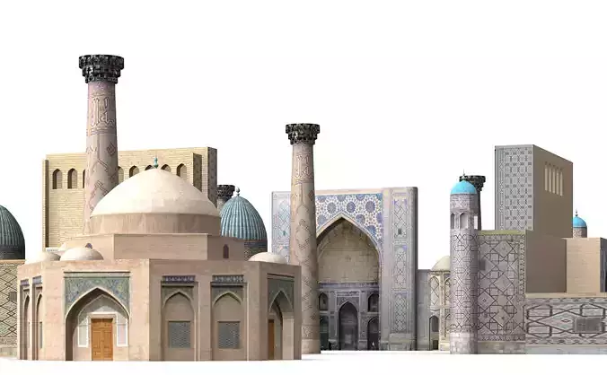 Registan Palast 3D model
