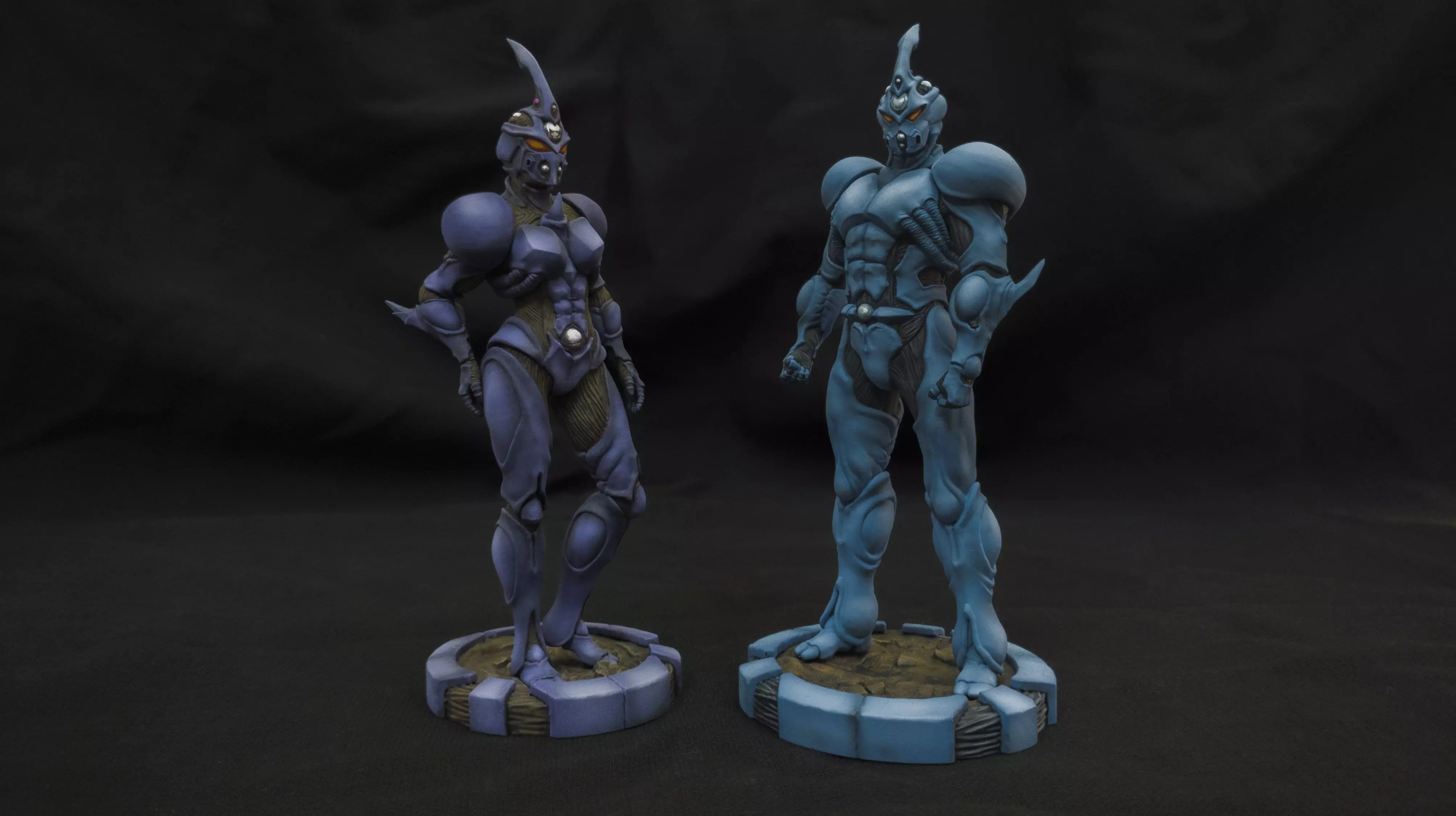 Guyver and Giuver Girl 3D print collection _0