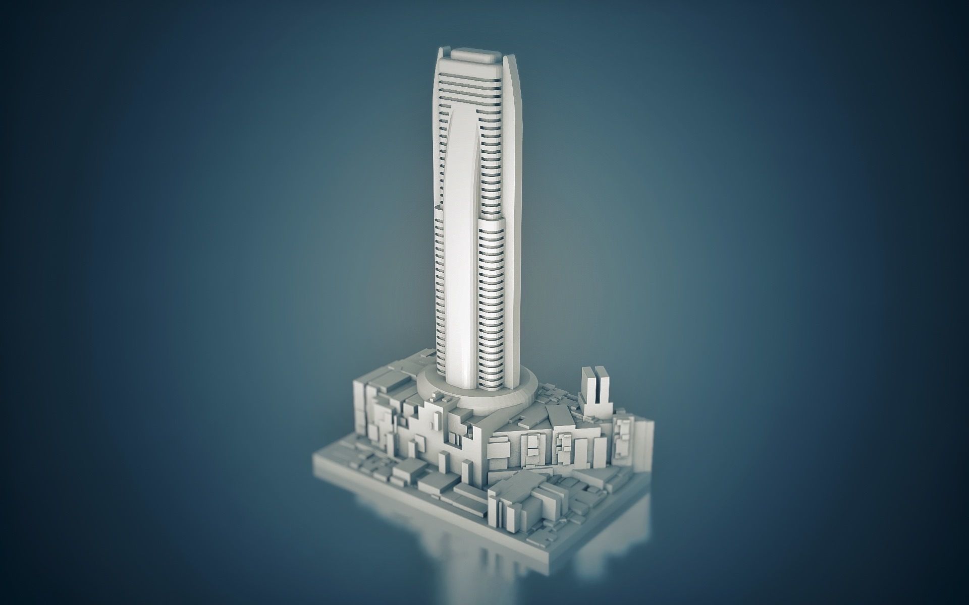 Sci-fi Diorama 3D print model_2