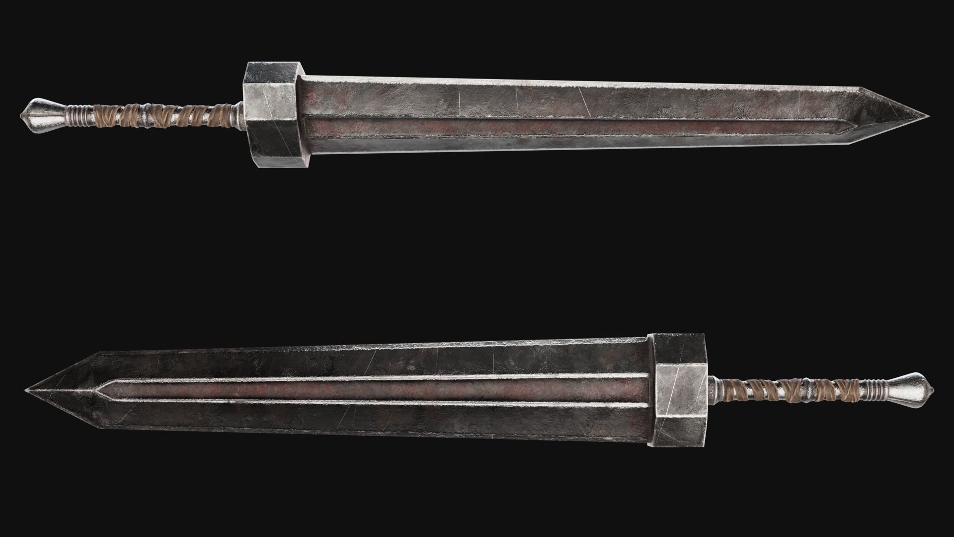 GREATSWORD from Elden Ring Fan Model  Low-poly 3D model_1