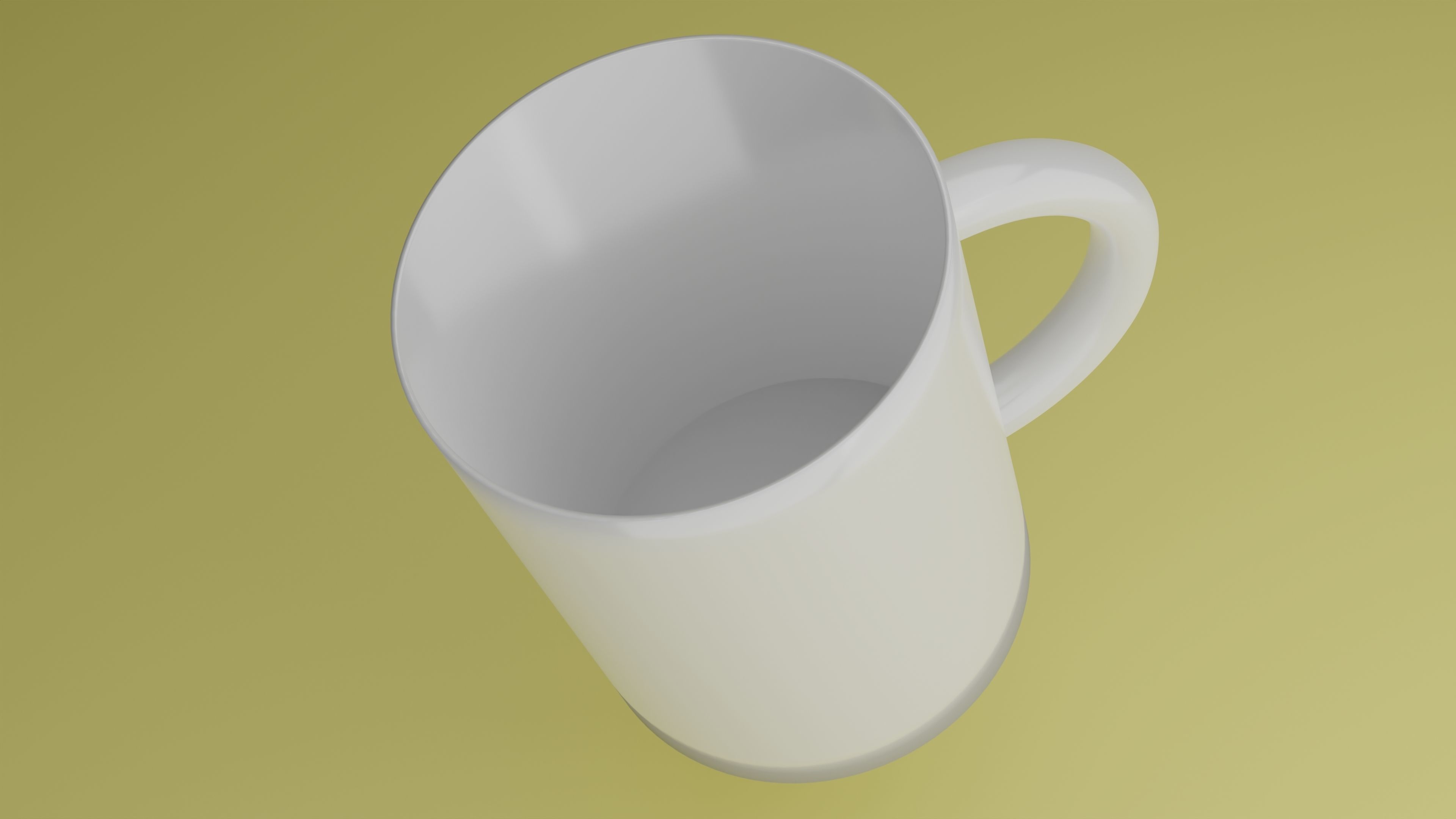 Mug 3d model two mugs Free low-poly 3D model_2