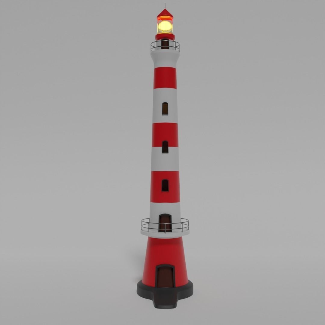 Light house Free 3D model_1