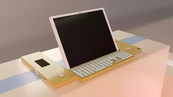 Computers computer monitor and keyboard