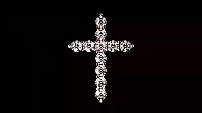 Tiffany Cross Pendant