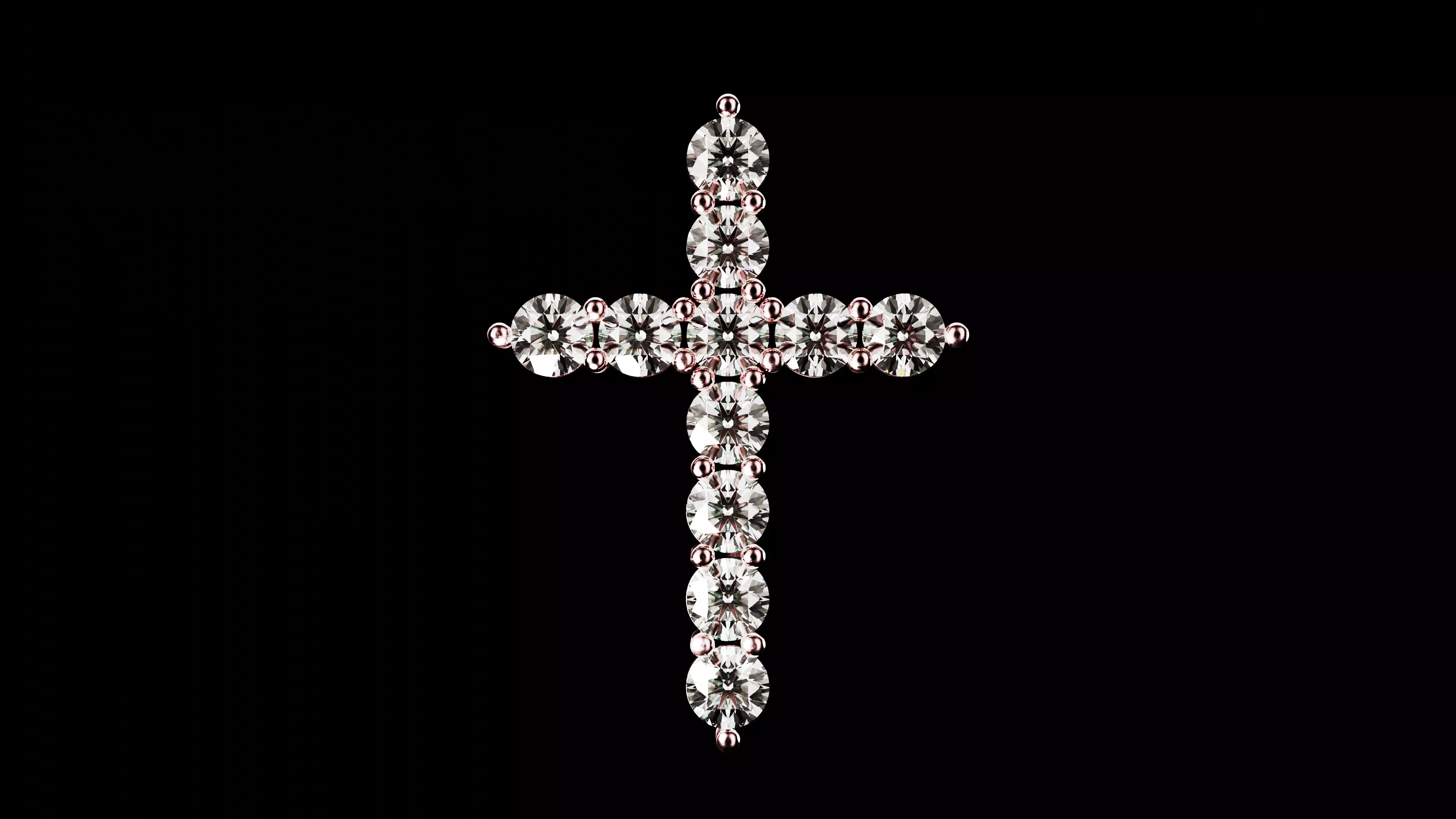 Tiffany Cross Pendant 3D print model_0