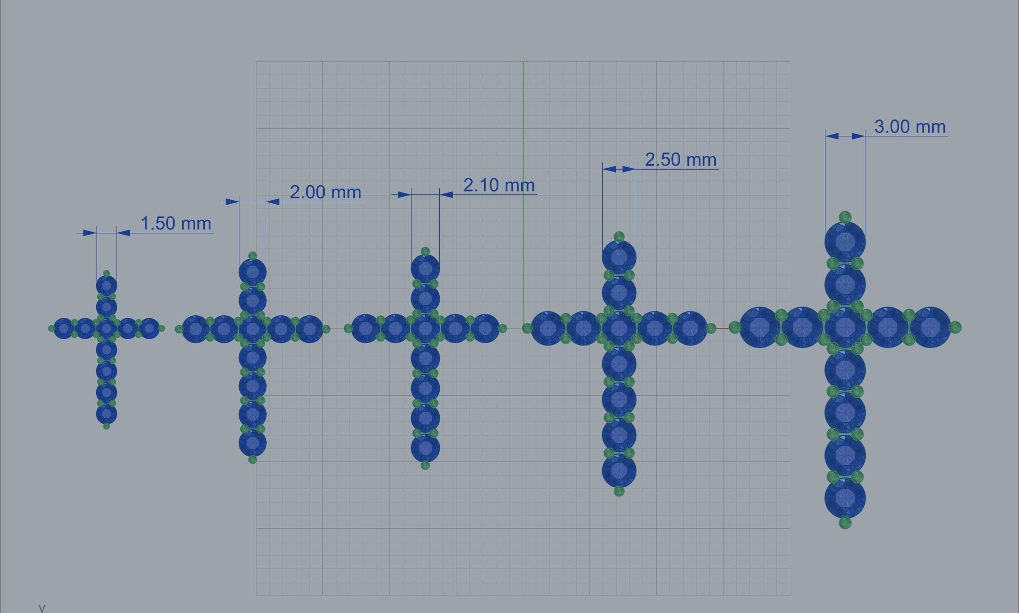 Tiffany Cross Pendant 3D print model_10