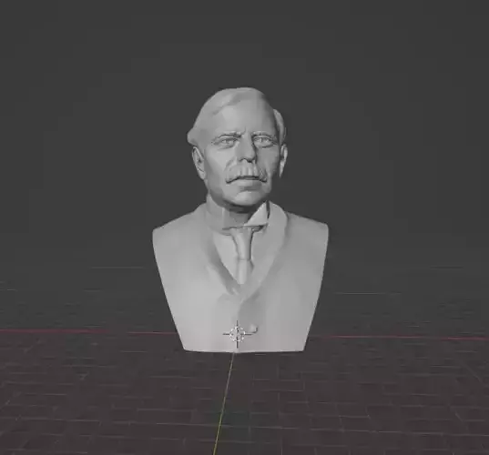 Ernest Rutherford 3D print model