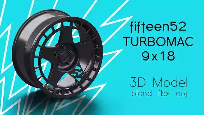 fifteen52 Turbomac Rim 3D Model