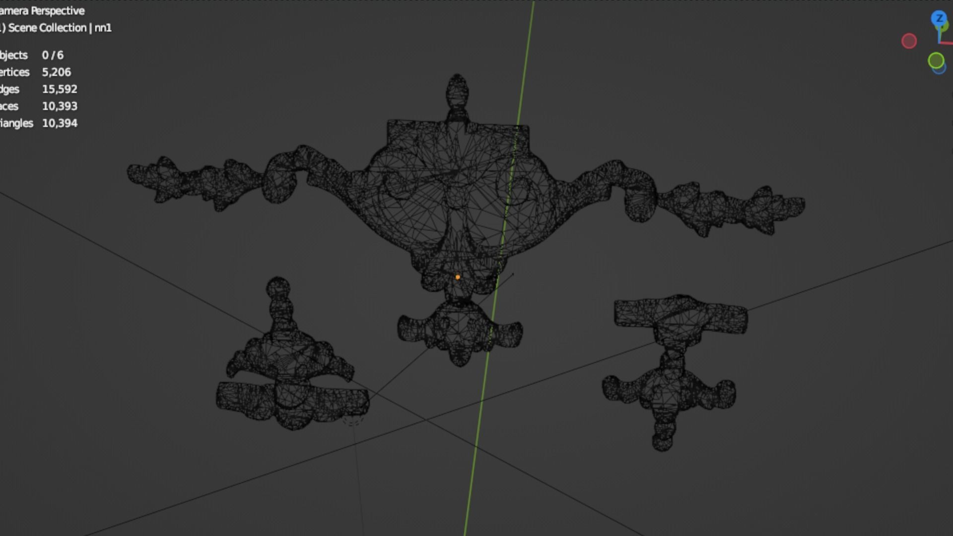 Classic decor ornament 228 3D model_5