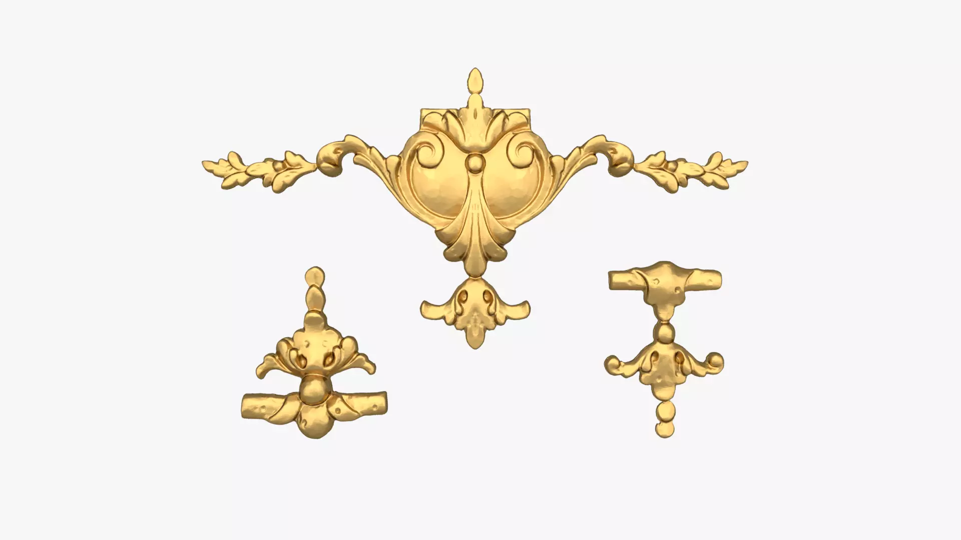 Classic decor ornament 228 3D model_0