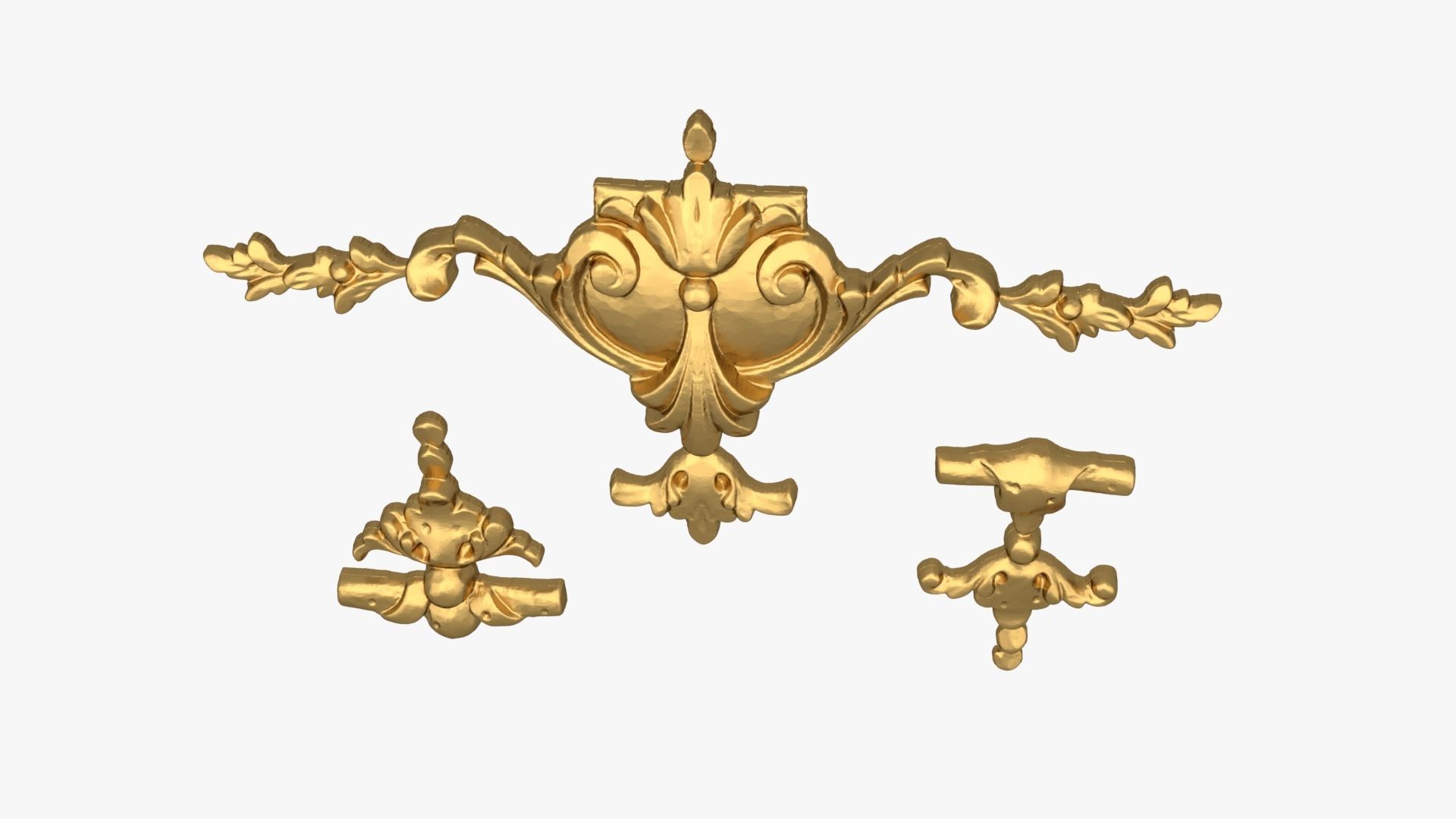 Classic decor ornament 228 3D model_4