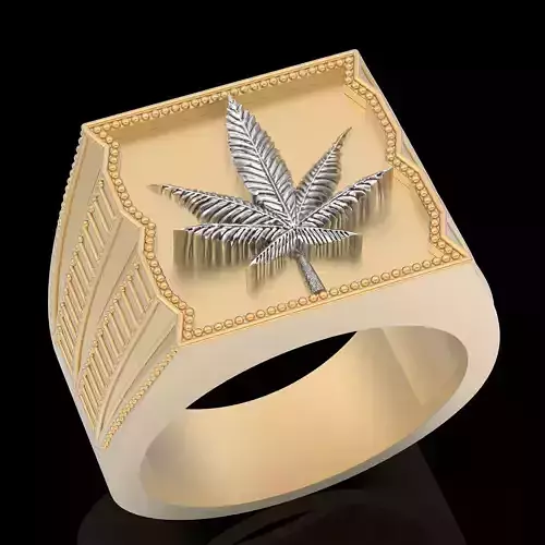 Marijana ring silver gold sterling printable jewelry 3D model 3D print model