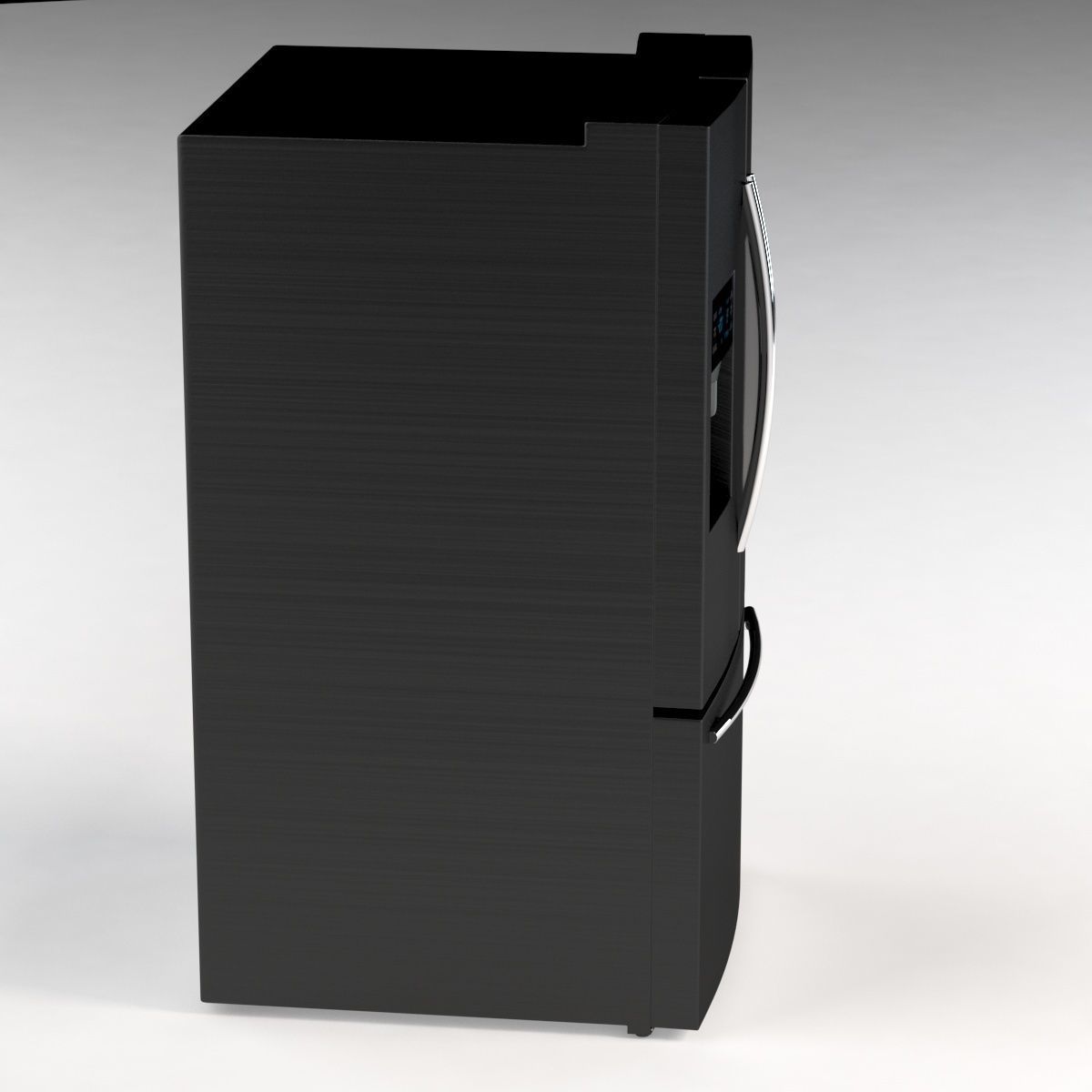 Samsung RF263BEAESG AA French Door Refrigerator 25 cu ft 3D model_5