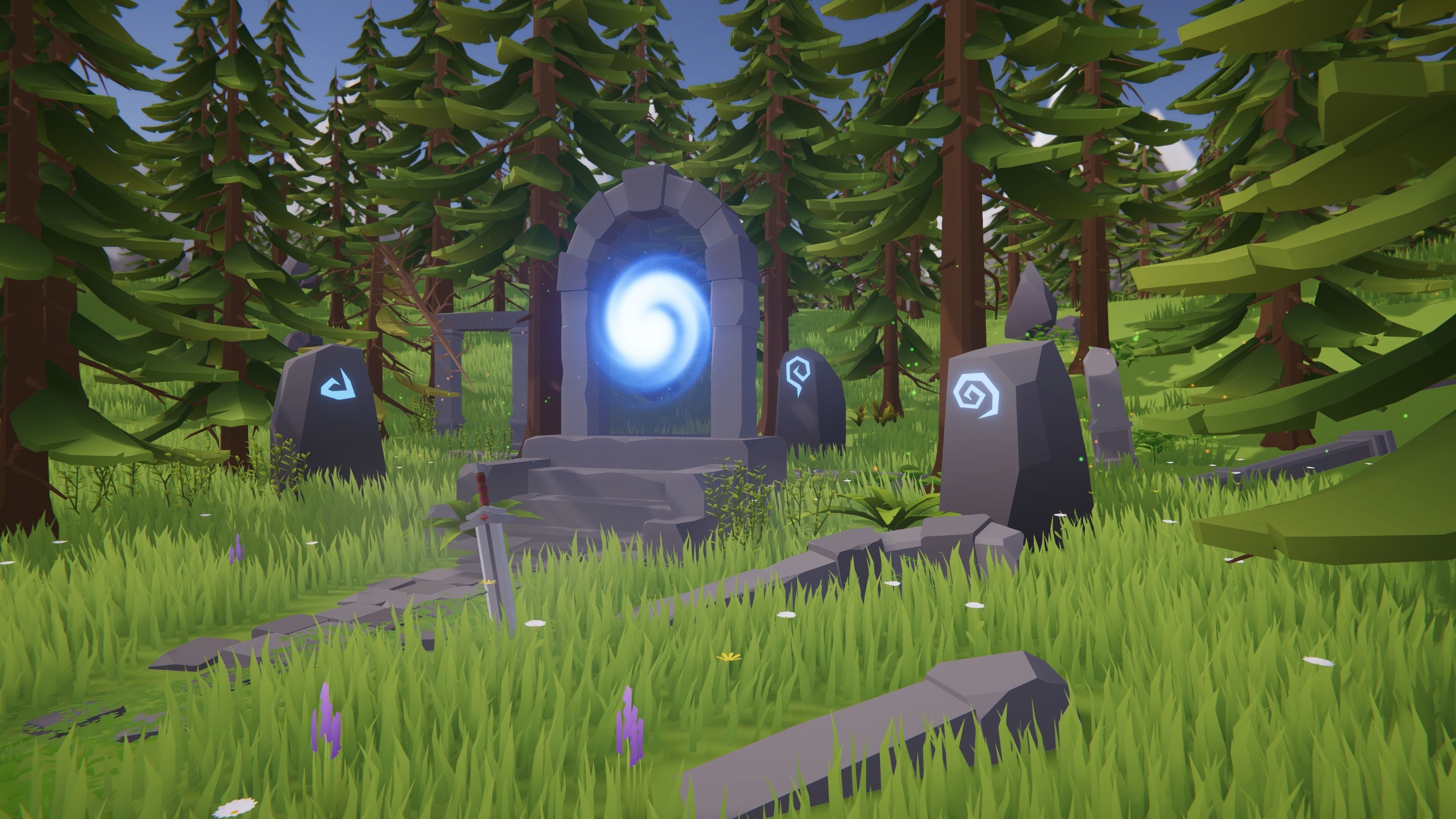 Low Poly Fantasy Medieval Bundle Low-poly 3D model_3