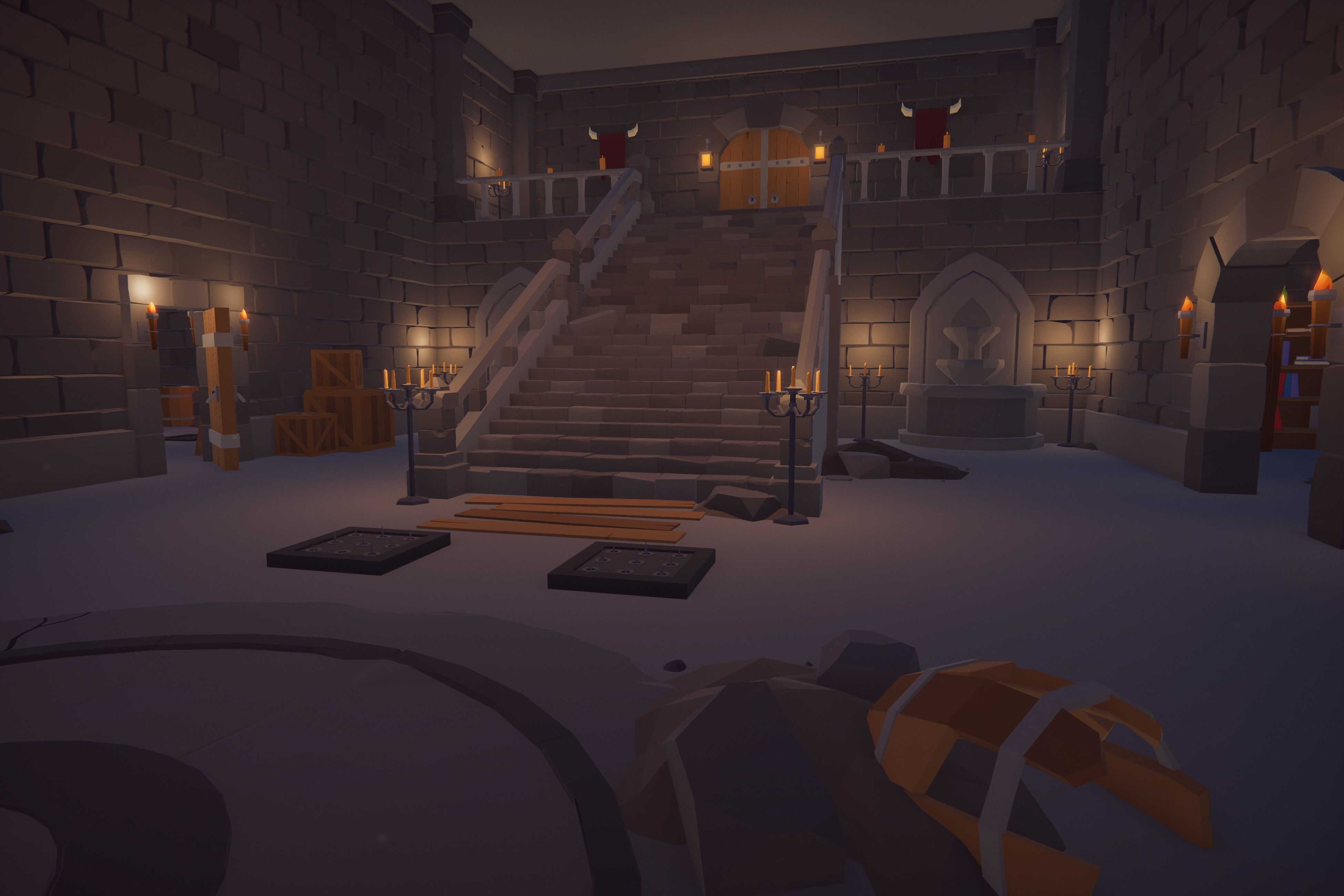 Low Poly Fantasy Medieval Bundle Low-poly 3D model_11