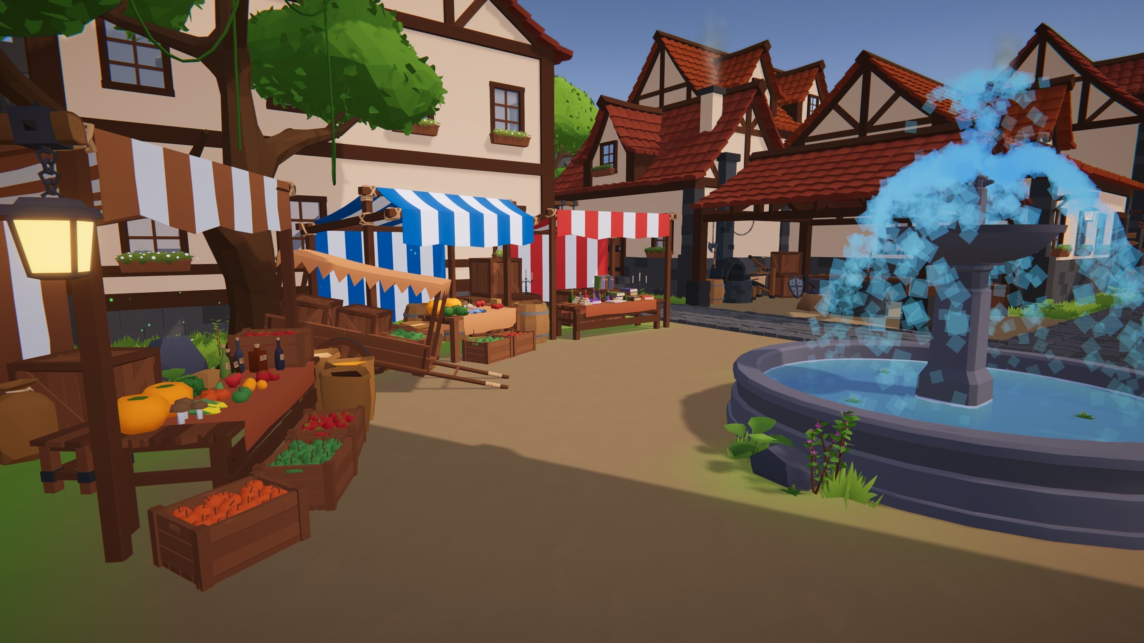 Low Poly Fantasy Medieval Bundle Low-poly 3D model_2