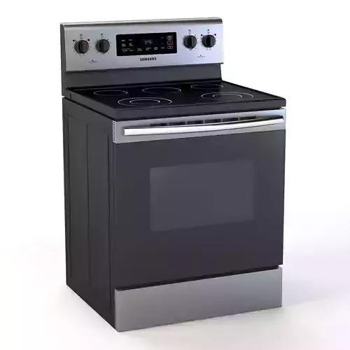 Samsung 5 9 Cu Ft Freestanding Electric Range With Two Dual