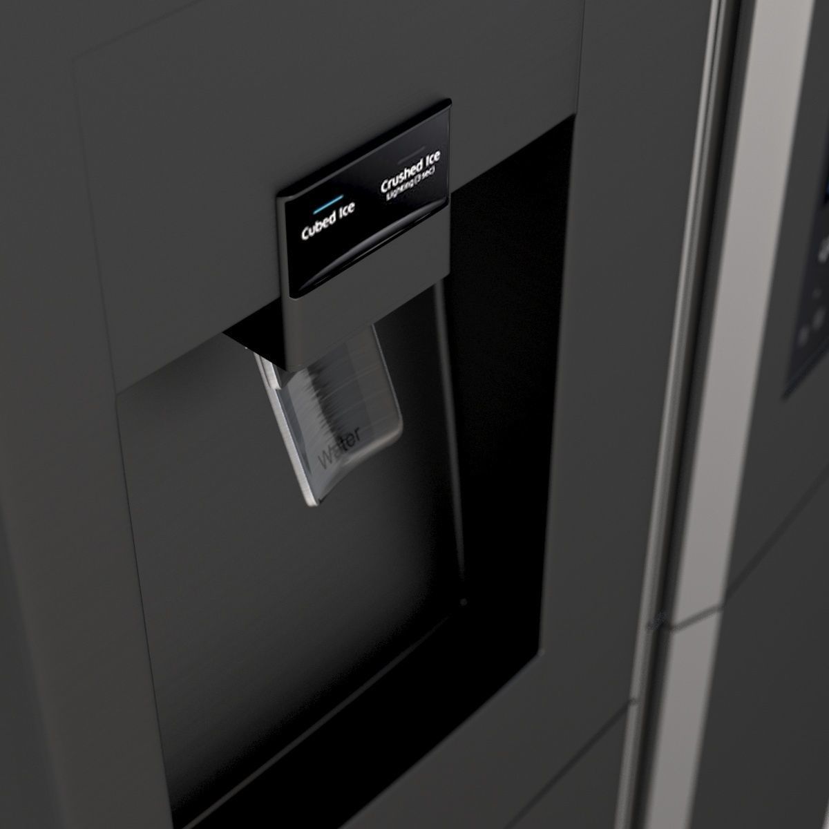 Samsung 28 cu ft Capacity 4 Door Flex Refrigerator with Family 3D model_9