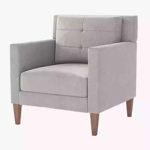 S874 07 Laurel Canyon Lounge Armchair 3D model