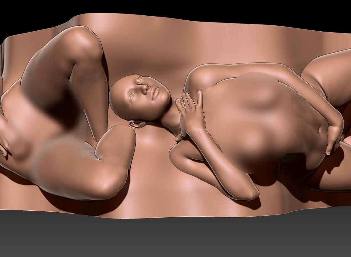 GIRL BODY VASE 3 3D print model_5