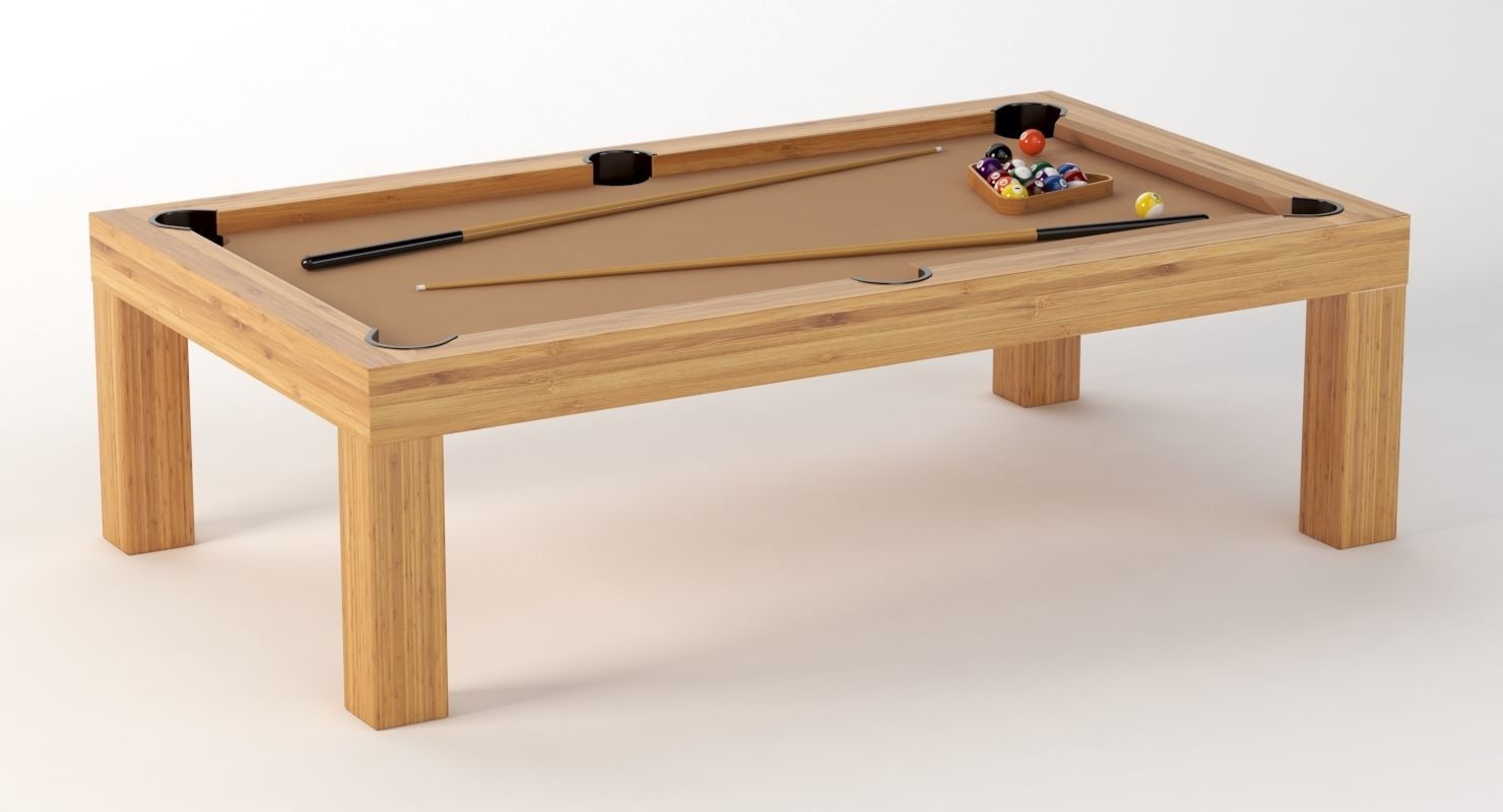 Precision Pool Dining Table 3D model_1