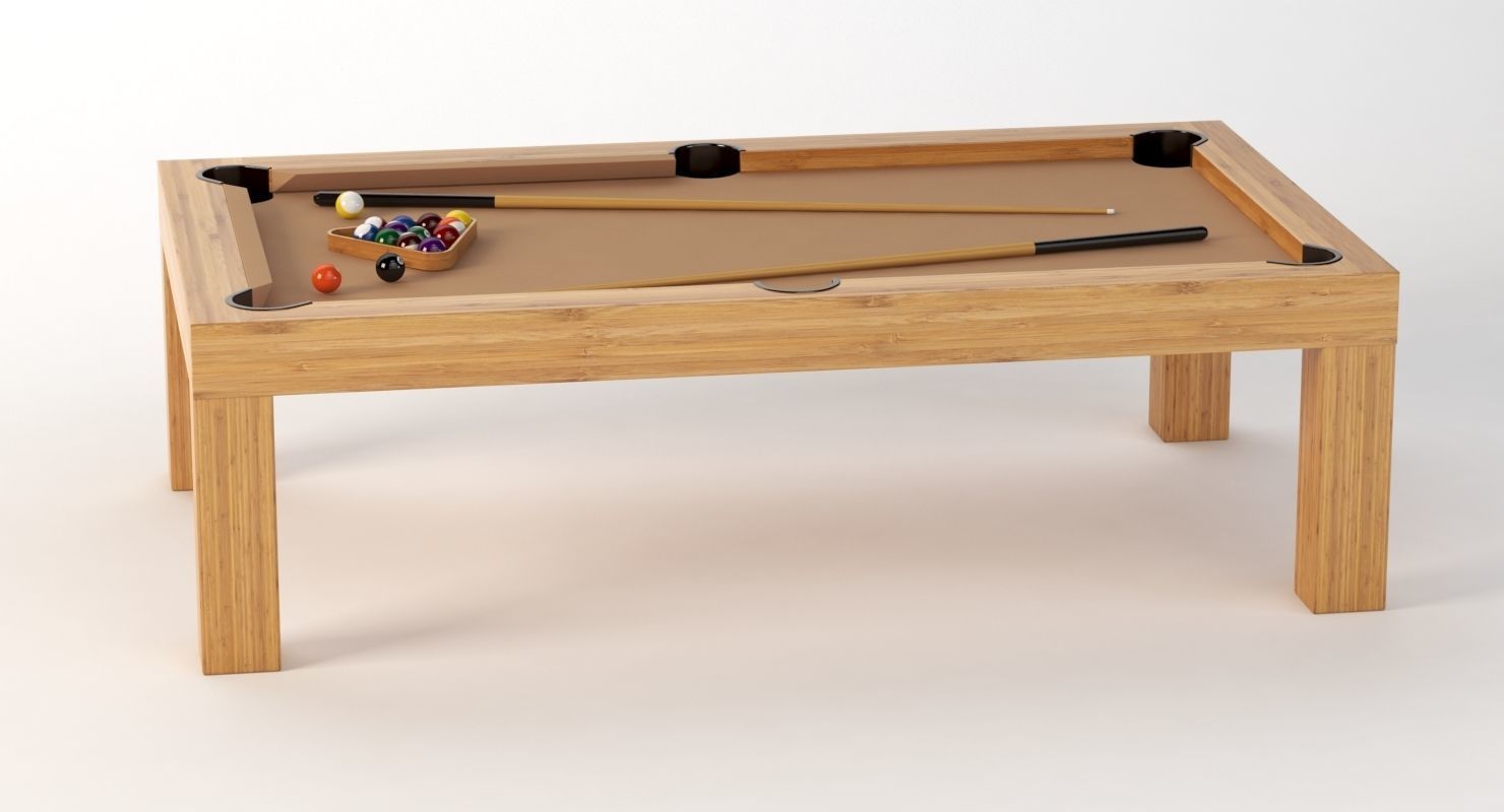 Precision Pool Dining Table 3D model_4