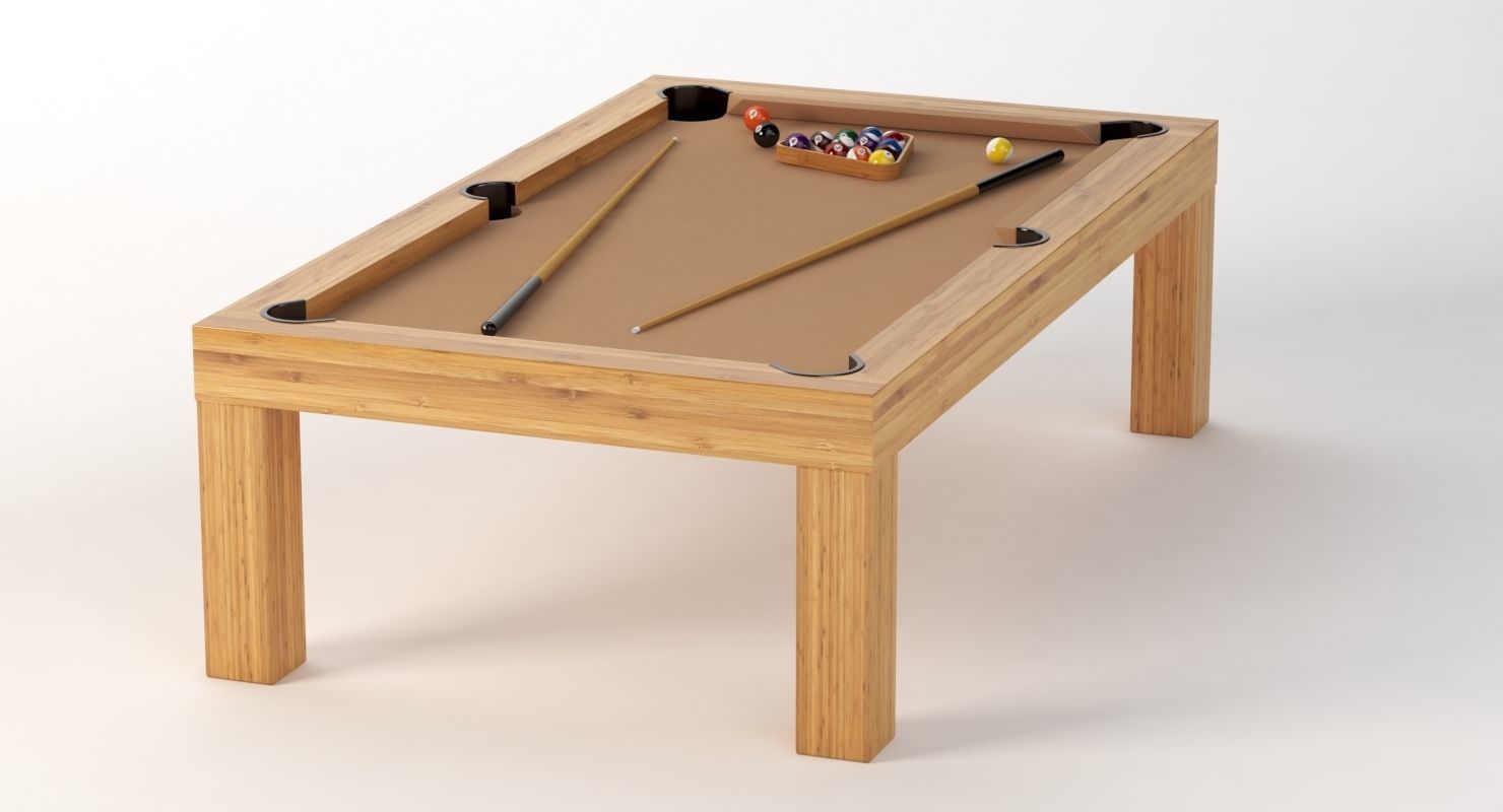 Precision Pool Dining Table 3D model_2