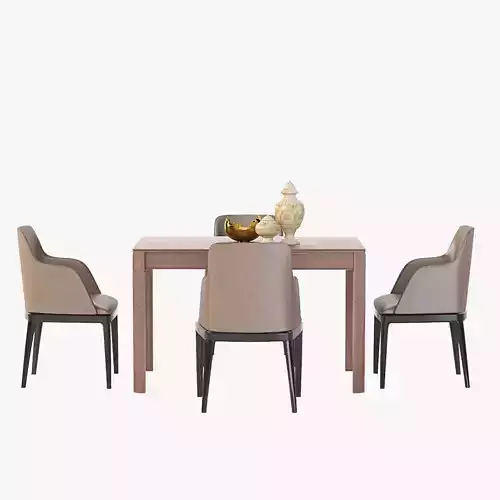 Plurimo Pacini And Cappellini Table and Chair Set