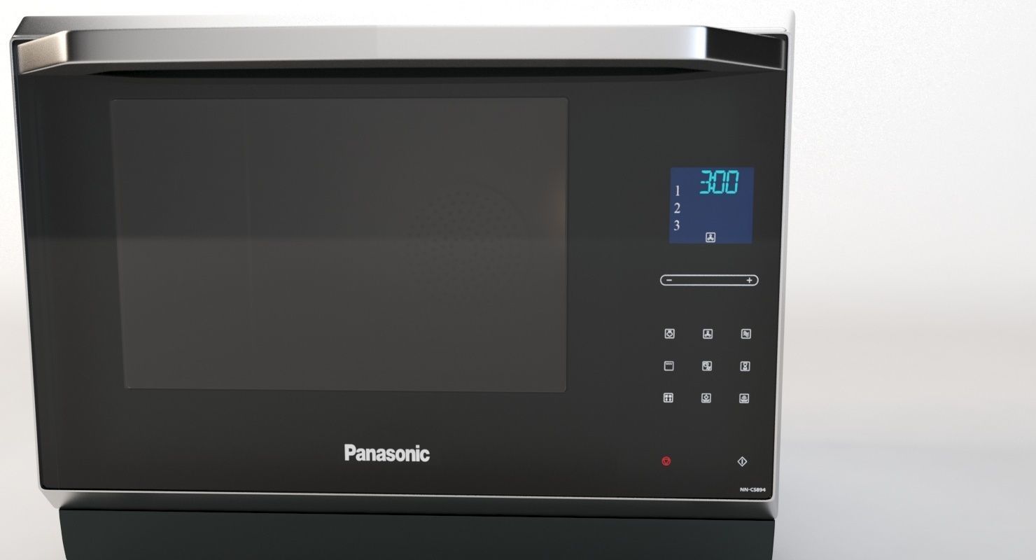 Panasonic Combination Microwave Oven 3D model_11
